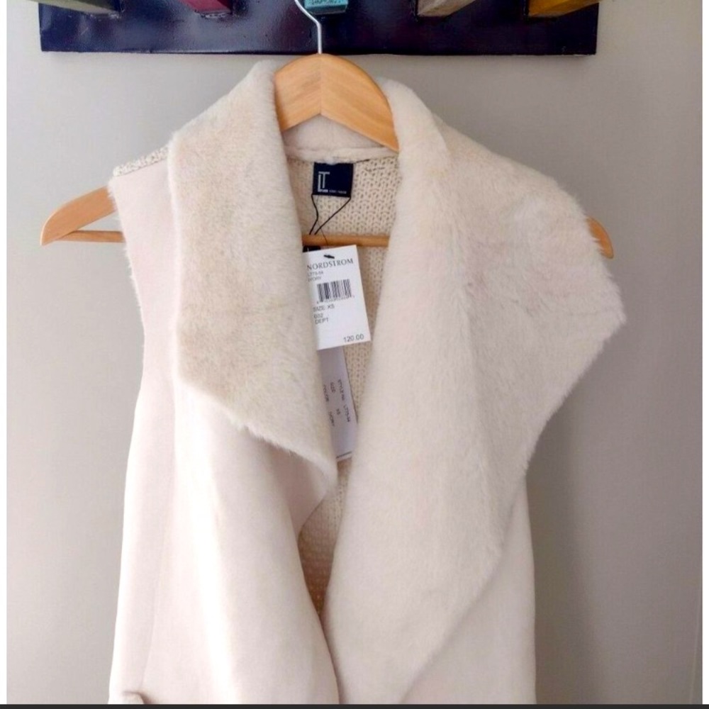 Love Token Faux Fur Vest